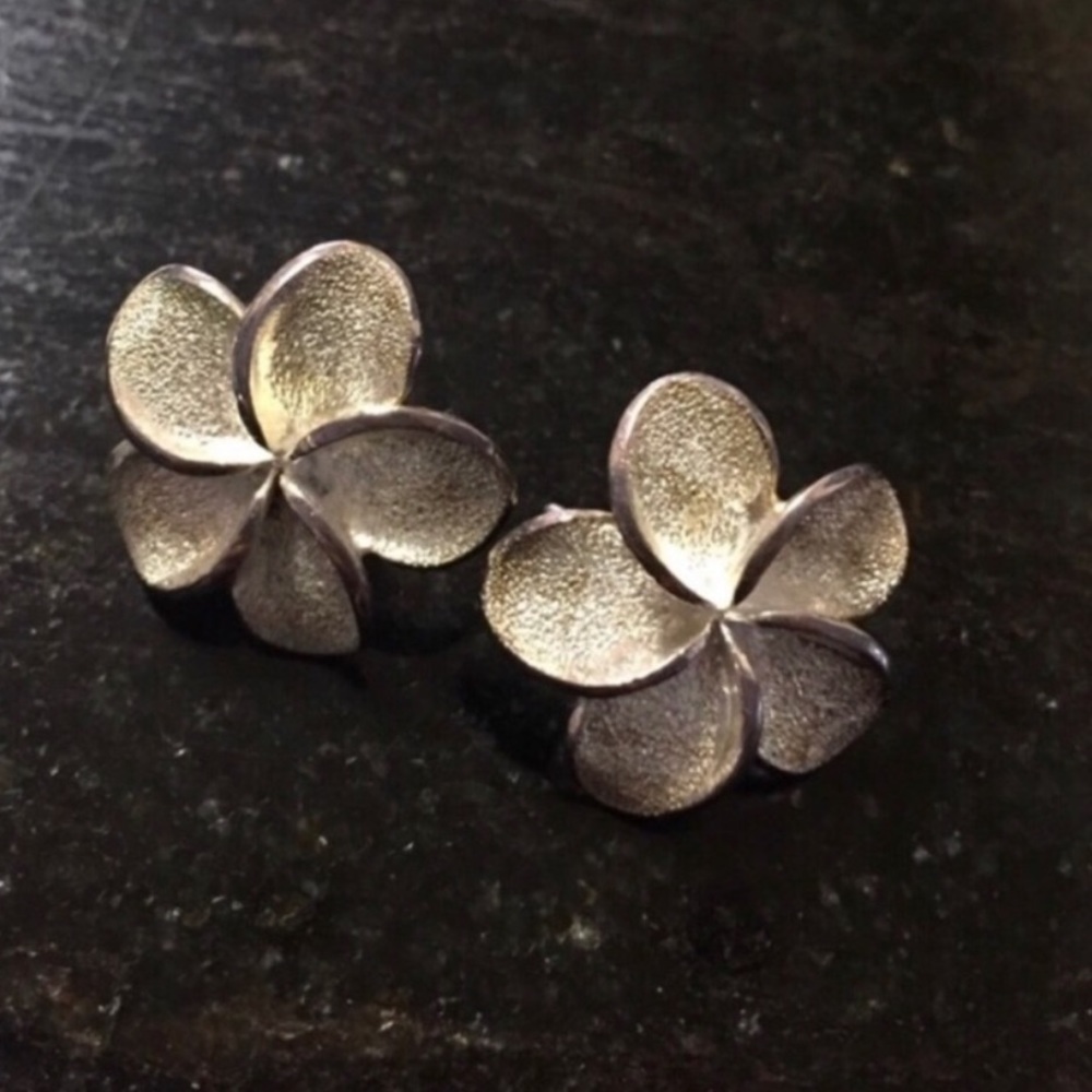 Solid Sterling silver earrings from Hawaii
